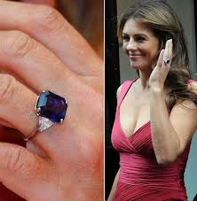Celebs Wearing Blue Sapphire Rings And Read More About Blue Sapphire Colored Gemstone Engagement Ring Sapphire Engagement Ring Blue Celebrity Engagement Rings