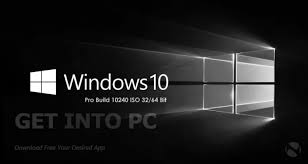 Windows 10 Pro Build 10240 Iso 32 64 Bit Free Download Get Into Pc