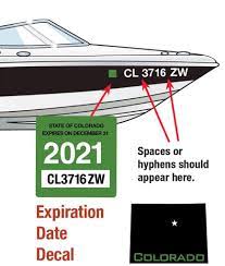 How to get a boat registered. Colorado Boat Registration Number Decal Information Hoosierdecal