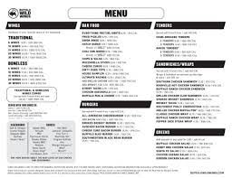 Buffalo Wild Wings Menu Pages 1 2 Flip Pdf Download Fliphtml5