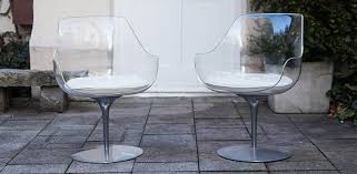 27.5 h x 42 w x 39. Laverne Clear Lucite Champagne Chair Set Of 2 Schlicht Designmobel