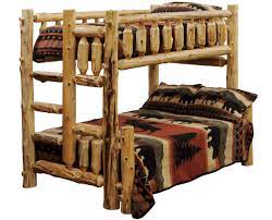 No matter what you want or need in a bed, leon's is sure to have a style that will be the perfect fit for your bedroom. Timberline Log Bunk Beds Twin Full Queen Bunkbeds The Log Furniture Store