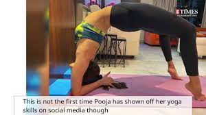 #1 global #yoga community tag @yoga for a chance to be featured. Pooja Hegde Leaves Fans In Awe Of Her Yoga Poses Easy Reader