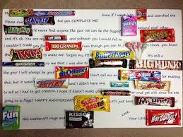 Happy 6 year anniversary to my dearly beloved. My 6 Year Anniversary Gift To Chris 6 Year Gift Is Candy So This Is What I Did 6th Wedding Anniversary Cute Anniversary Gifts 6 Year Anniversary