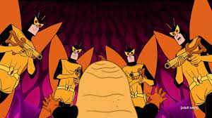Plots are also a mixed bag. Monarch Henchmen Venture Brothers Yes Man Minions Country Flags
