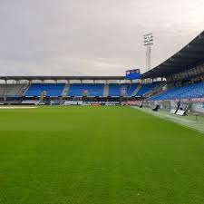 The mch arena is an association football stadium situated in the south of herning, denmark, that is part of mch messecenter herning complex and owned by mch group a/s. Fc Midtjylland On Twitter Blue Water Arena Efbfcm Sldk