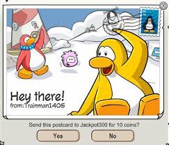 I was a member back then. Postcards Club Penguin Cheats 2013