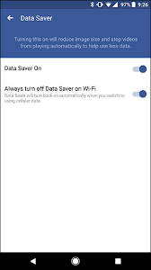 In your status bar, when data saver is on, you'll see the data saver icon. How To Turn On Facebook S Data Saver Tool