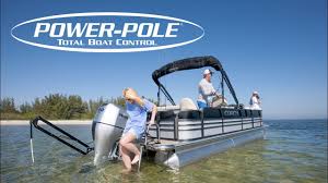 Marine pontoon boat outboard ski tow pylon pole stainless steel fixed height 40 ebay. Installing A Power Pole Anchor On A Pontoon Boat Youtube