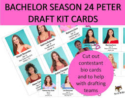 Bachelor Bracket Peter Weber 2020 Printable Kit Bachelor Bracket Bachelor Fantasy League Abc The Bachelor