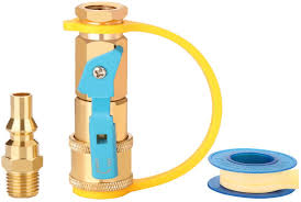And, unless you lack a sense of smell, even tiny gas leaks are easily detected by the odorant additive they put in both lp and natural gas. 1 4 Rv Propane Quick Connect Adapter For Propane Hose Propane Or Natural Gas 1 4 Quick Connect Or Disconnect Kit Shutoff Valve Full Flow Plug Barbecue Grills Outdoor Cooking Patio Lawn Garden