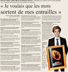 Baptiste serin, qui avait répondu à l'appel du cabbg plutôt que celui des clubs landais « car le projet m'intéressait plus », est le deuxième de la génération 1994 à goûter l'équipe première d'un club de top 14. Baptiste Serin Page 5