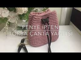 Penye Ipten Torba Canta Yapilisi Oval Taban Youtube Canta Krose Canta Orme Cantalar