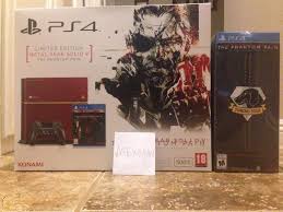 The phantom pain, is out today on the ps4, xbox one, ps3, xbox 360, and pc. Metal Gear Solid V Ps4 Console Cuh 1216a Mgsv Tpp Collector S Edition 1790080378