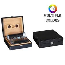 Many cigar smokers get by with the bare necessities and rough it with minimal supplies. Alligator Leather Cigar Humidor Gift Set 20 Cigars Your Elegant Bar