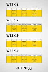 Volt 3 Day A Week Workout Digital Download Weekly Workout Workout Weekly Workout Plans