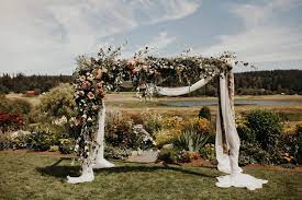 Crocheted macrame wedding arbor 24. Wedding Arbors Floral Installations Tobey Nelson Weddings Events