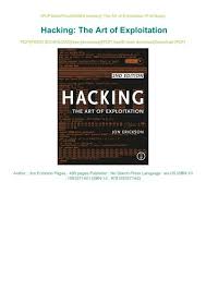 The first ebook for reading enjoyment and unlimited free redistribution was created on july 4, 1971 by founder michael s. Pdf Download Ebook Free Hacking The Art Of Exploitation Pdf Full