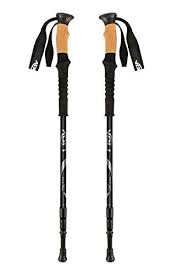 Voli Trekking Pole Carbon Fiber Collapsible And Adjustable Trekking Poles With Cork Handle Two Pack Includes Additional Trekking Poles Carbon Fiber Trekking