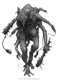 Goremound Flesh Golem Monster Art Creepy Monster Monster Design