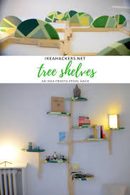 Tree Shelf Frosta X Goes Green Ikea Hackers Ikea Ikea Diy Cat Wall Shelves