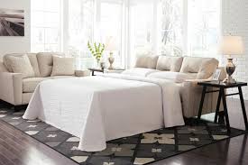 Ashley Furniture 66905 39 Forsan Nuvella Collection Sand Fabric Upholstered Pull Out Sleeper Sofa With Memory Foam Mattress Pull Out Sleeper Sofa Queen Sofa Sleeper Furniture