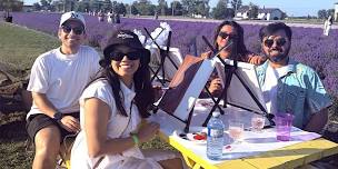 Lavender Sunset Paint & Sip at Pingles Farm