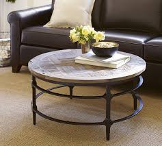 Parquet 36 Round Reclaimed Wood Coffee Table In 2020 Round Wood Coffee Table Coffee Table Coffee Table Pottery Barn