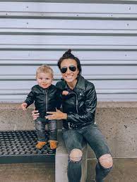 Twinning Sets Mom And Son Twinning Mom And Son Matching Outfits Matching Leather Jackets M Mother Son Matching Outfits Mom And Son Outfits Matching Outfits