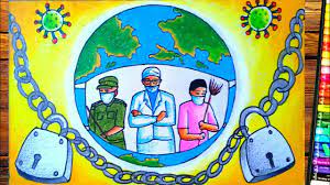 Due to spick in coronavirus, the people who are traveling from kerala to tamil nadu need to carry e curfew pass at entry. Lockdown Drawing Coronavirus Drawing Youtube