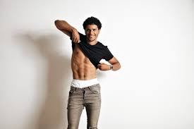 Idk #i have so much for chef. Free Photo Muscular Man Showing Six Pack Abs Isolated On White Background