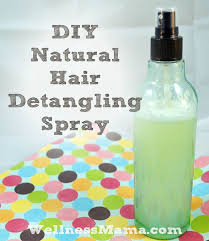 Most commonly used detanglers use toxic ingredients in the product. Natural Hair Detangling Spray Chemical Free Diy Recipe Natural Hair Diy Homemade Hair Products Hair Detangler