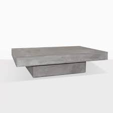 Square Concrete Coffee Table Perfect For Indoors Or Out A Contemporary And Smooth Look With Bold Sizin Concrete Coffee Table Coffee Table Square Coffee Table