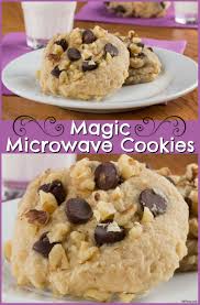 Magic Microwave Cookies Recipe Microwave Dessert Microwave Recipes Microwave Cookies