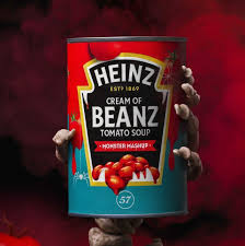 Like i said, alphabet soup. Heinz Cream Of Beanz Tomato Soup Is A Halloween Special