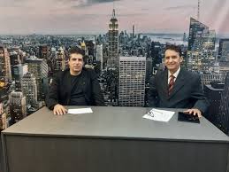 Dr. Gustavo Soares, presidente da SBH, com o jornalista, Samuel Valle.  Cirurgia da hérnia.07-05-24