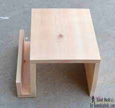 Remodelaholic Diy Sofa Arm Table