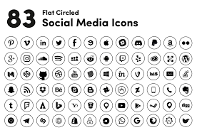 Black And White Contacts Icon Black Circled Social Media Icons Social Media Icons Media Icon Social Media Template