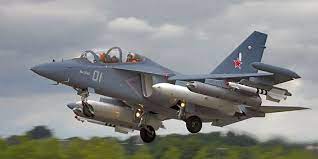 2018 | rebox (changed decals) barcode: Yak 130 Uchebno Boevoj Samolyot Aviaciya Rossii