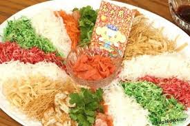 Every member of the family has to be present. Yee Sang Salad Malaysia 7th Day Of Chinese New Year Chinese New Year Food Fish Salad Food Festival