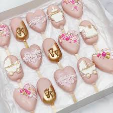 Themarblecakery On Instagram Baby Shower Cakesicles Dltbakes As Inspo Baby Shower Cake Pops Baby Shower Desserts Popsicles Cake