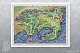 It was the first region to be introduced. Kanto Region Map Pokemon