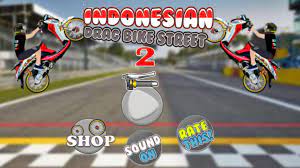 Download game game drag bike 201m mod apk dari lin tautan yang ada diatas pada salah satunya yang kamu suka. Indonesian Drag Bike Street Race 2 2018 For Android Apk Download