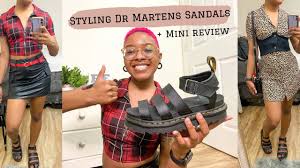 Shop women's boots, men's boots, kids' shoes, work footwear, leather bags and accessories at dr. Dr Martens Blaire Sandal Styling Mini Review Shelynn D Youtube