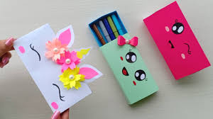 Boxes are made out of cardboard because it's a cheap material. How To Make A Paper Pencil Box Diy Paper Pencil Box Idea Easy Origami Box Tutorial Origami Youtube