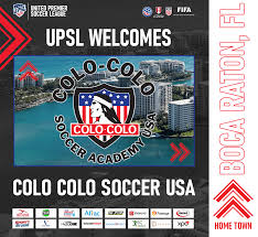 From breaking news and entertainment to sports and politics, get the full story with all the live commentary. Upsl Announces South Florida Expansion With Colo Colo Soccer Usa Matsu United Fc