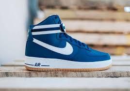 Nike air force 1 high white and blue. Nike Air Force 1 High 07 Coastal Blue Sneakernews Com