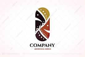 Aboriginal Shield Logo Shield Logo African Traditional Masks Elephant Logo