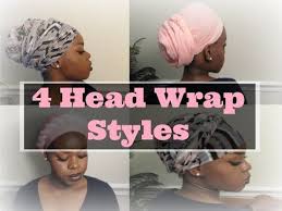 Tutorial 4 Quick And Easy Head Wrap Styles Short Hair Friendly Jaleesa Ayoka Youtube Hair Wraps Short Hair Styles Scarf Hairstyles