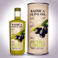Radica Olive Oil Creative Packaging Design Oil Bottle Food Packaging